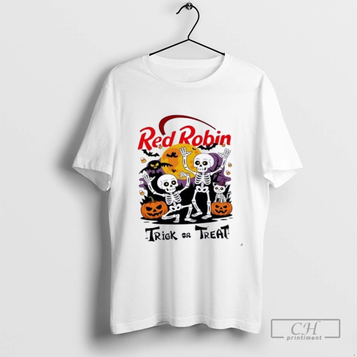 Skeleton X Red Robin Trick Or Treat Halloween