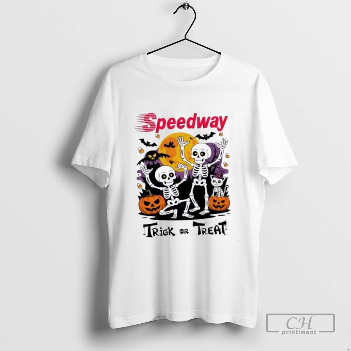 Skeleton X Speedway Trick Or Treat Halloween