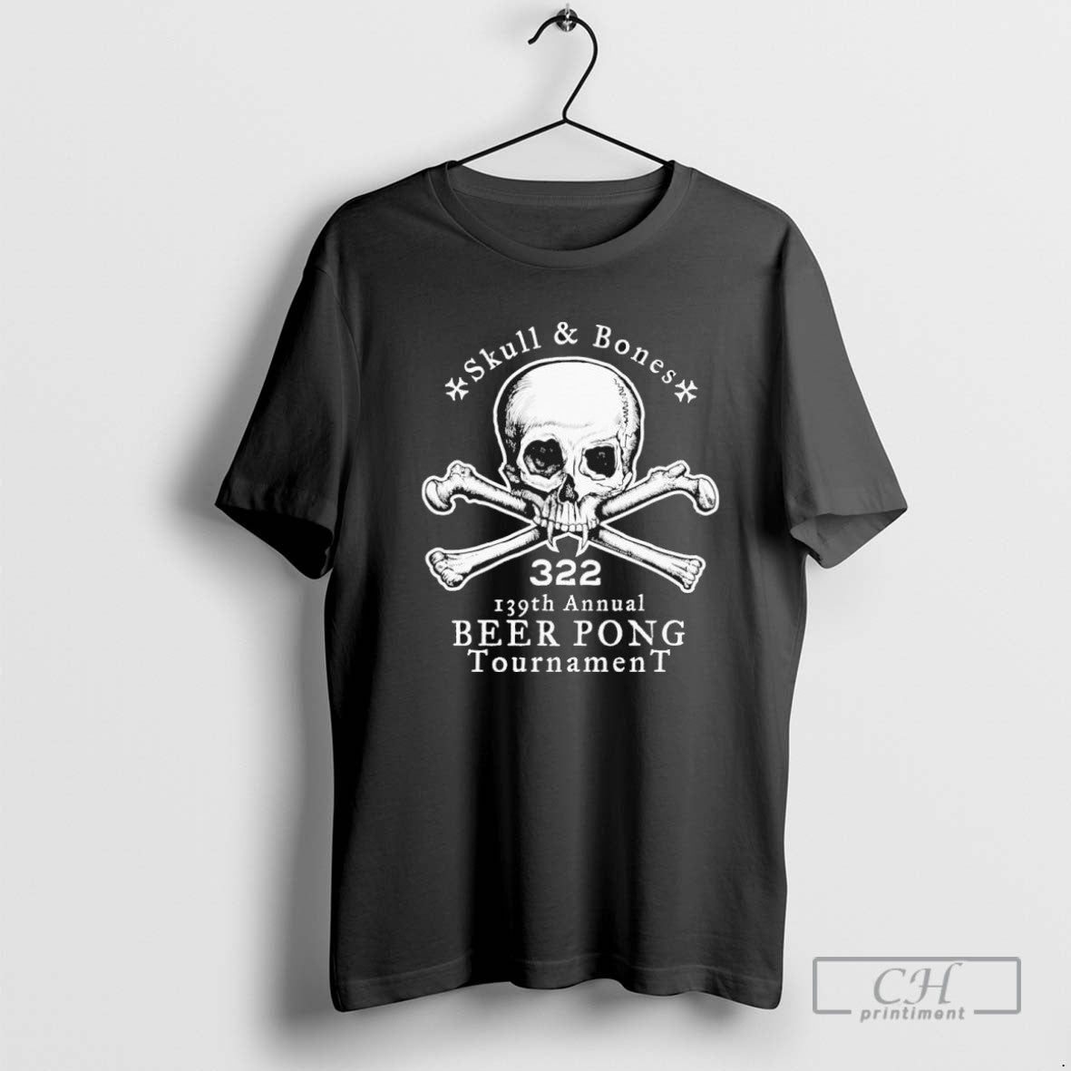 Skull And Bones Illuminati Beer Pong