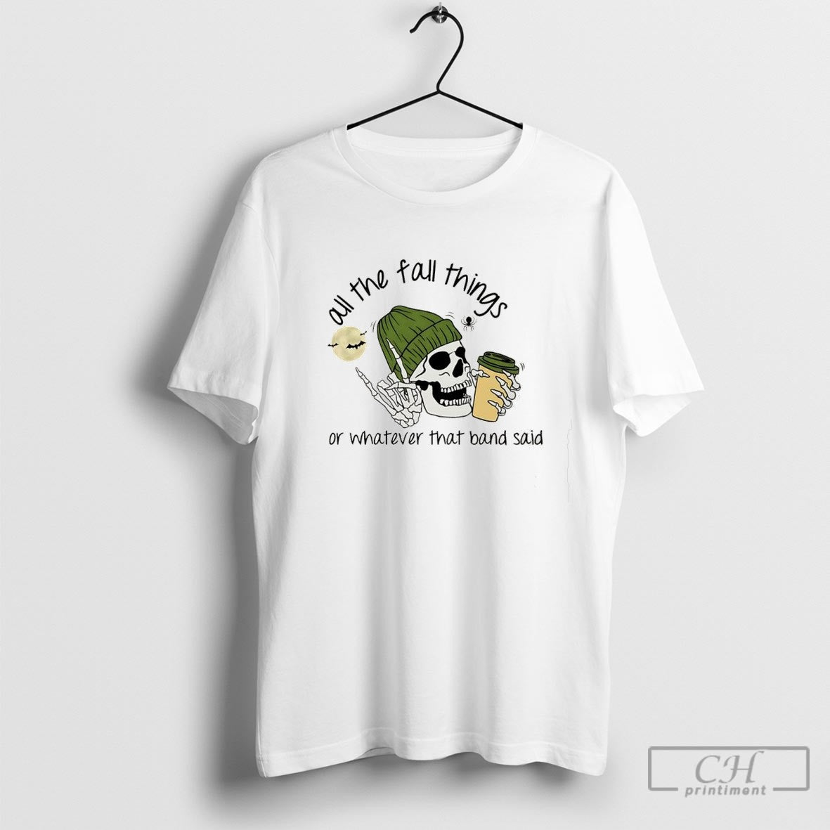 Skull All The Fall Things Or Whatever That Band Said Shirt Sweater