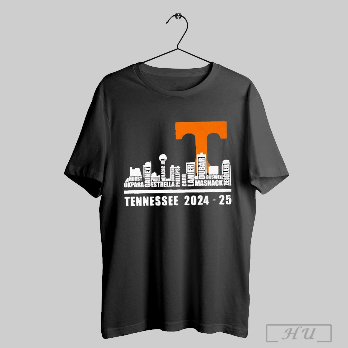 Skyline City Tennessee Volunteers 2024 2025 Player Names T Shirt