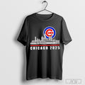 Skyline Name Chicago Cubs 2025 T Shirt