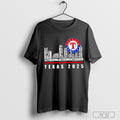 Skyline Name Texas Rangers 2025 T Shirt