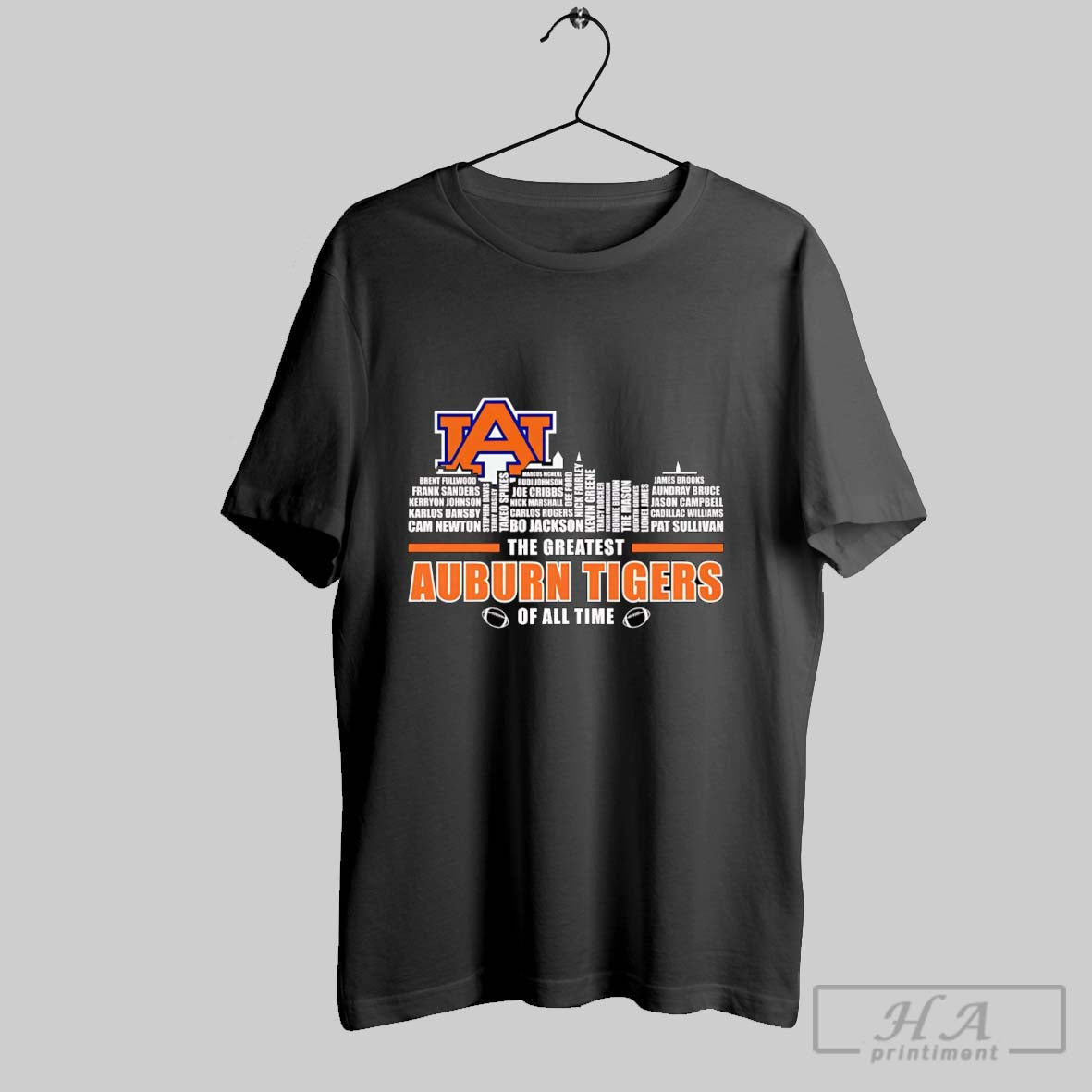 Skyline Name The Greatest Auburn Tigers Of All Time Shirt Hoodie Sweater Longsleeve And
