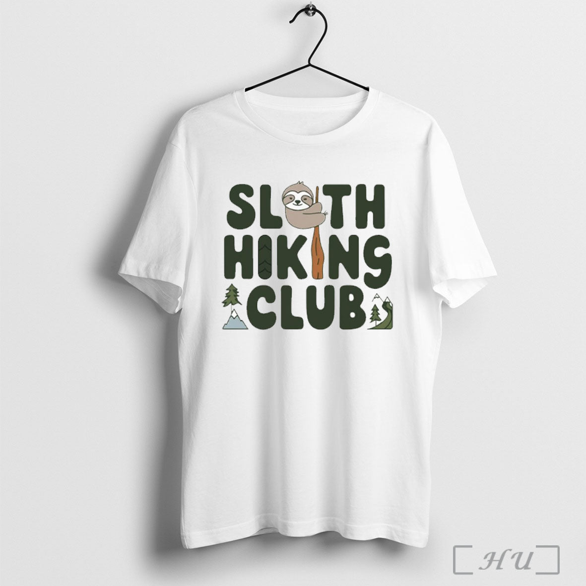 Sloth Hiking Club T Shirt