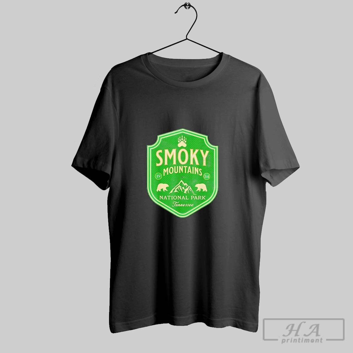 Smoky Mountains National Park Tennessee Shield Est 1934