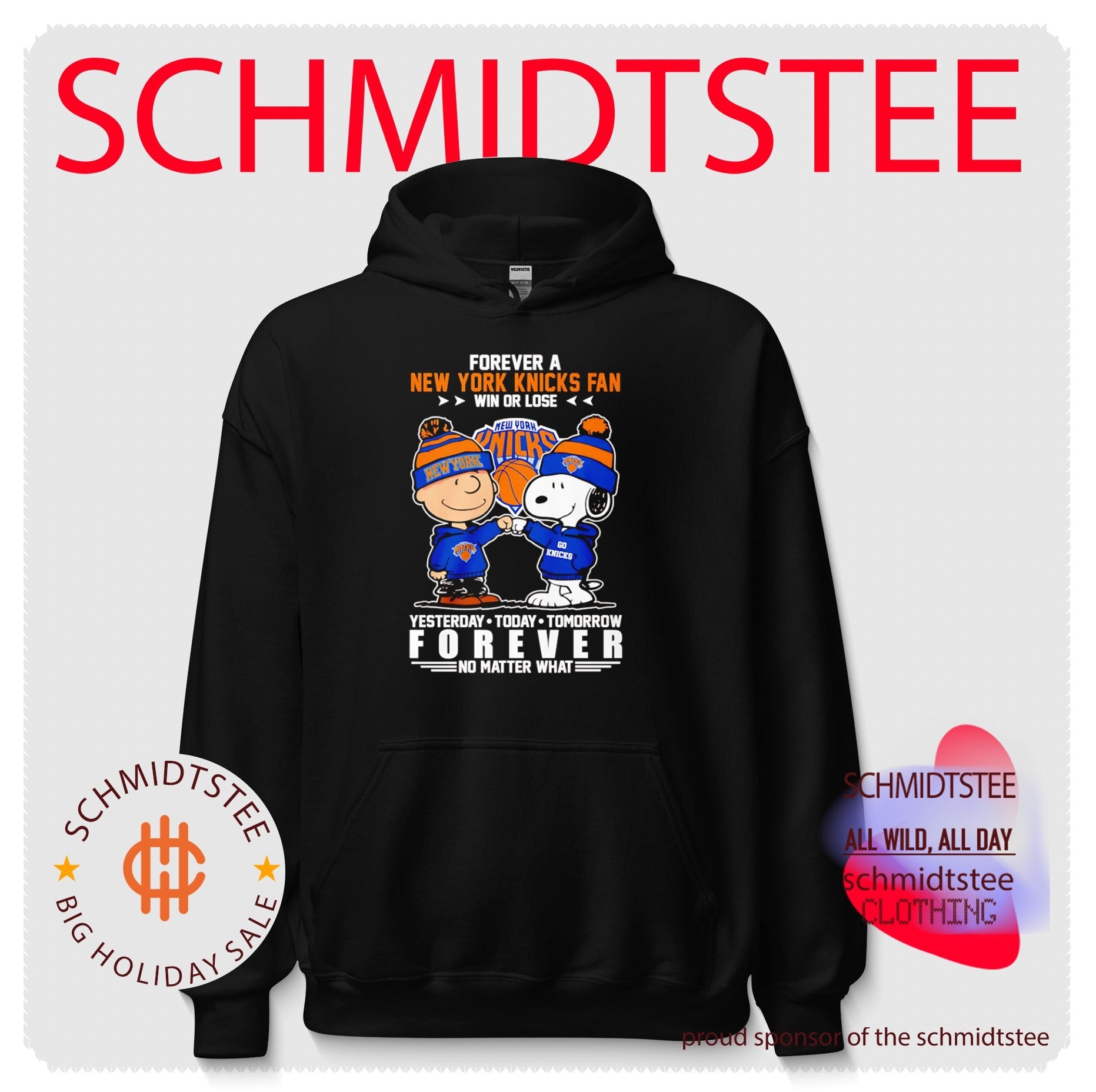 Snoopy Forever a New York Knicks fan win or lose yesterday today tomorrow forever no matter what 2026 shirt