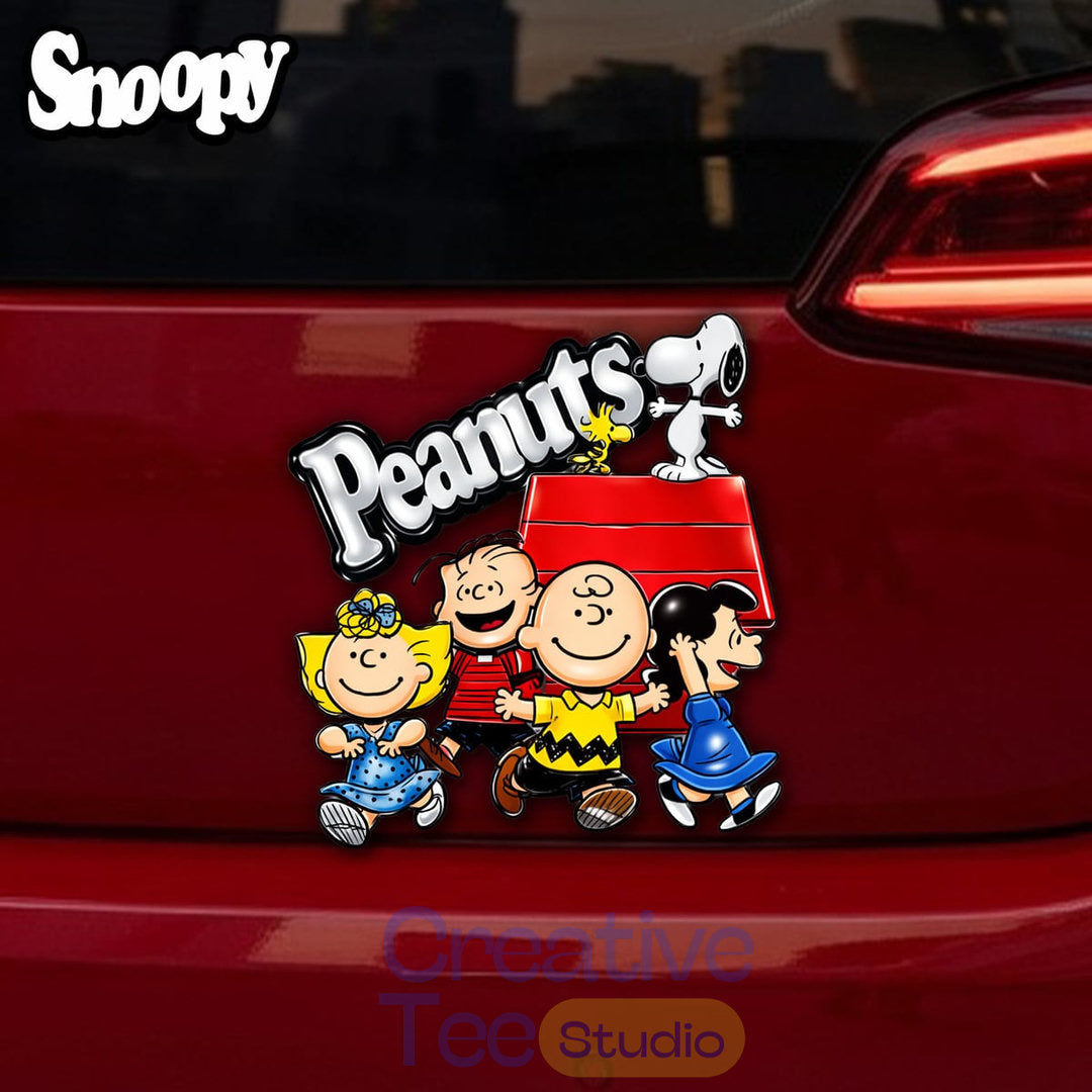 Snoopy Premium 3D Car Name Badge