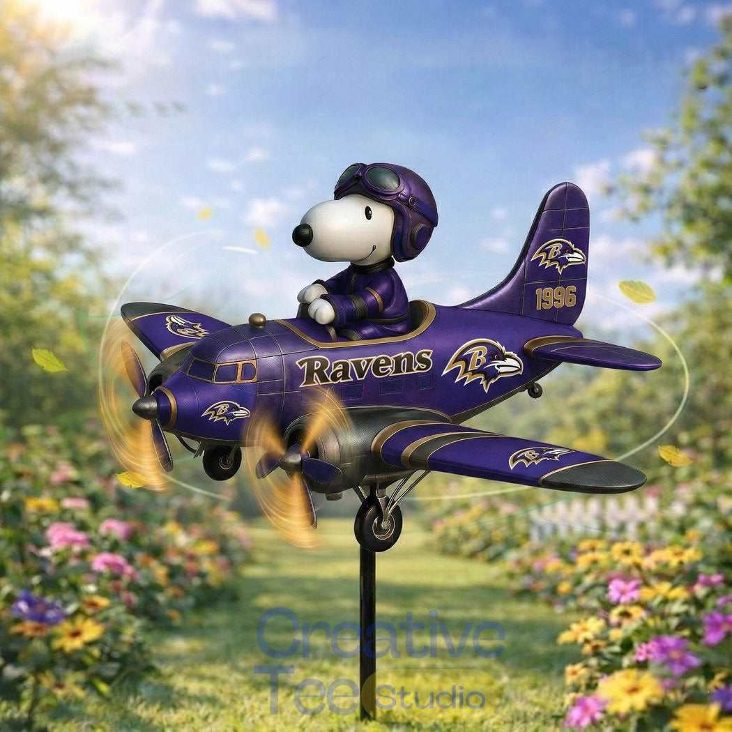 Snoopy x All Football Teams Garden Wind Spinner