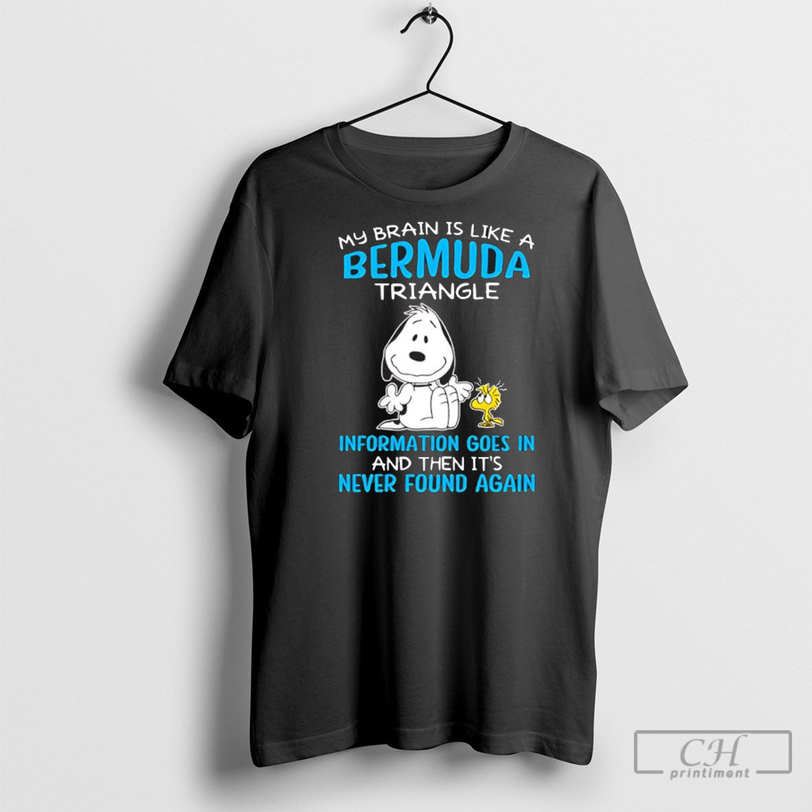 Snooy The Peanuts My Brain Is Like A Bermuda Triangle Cartoon Shirt Sweater