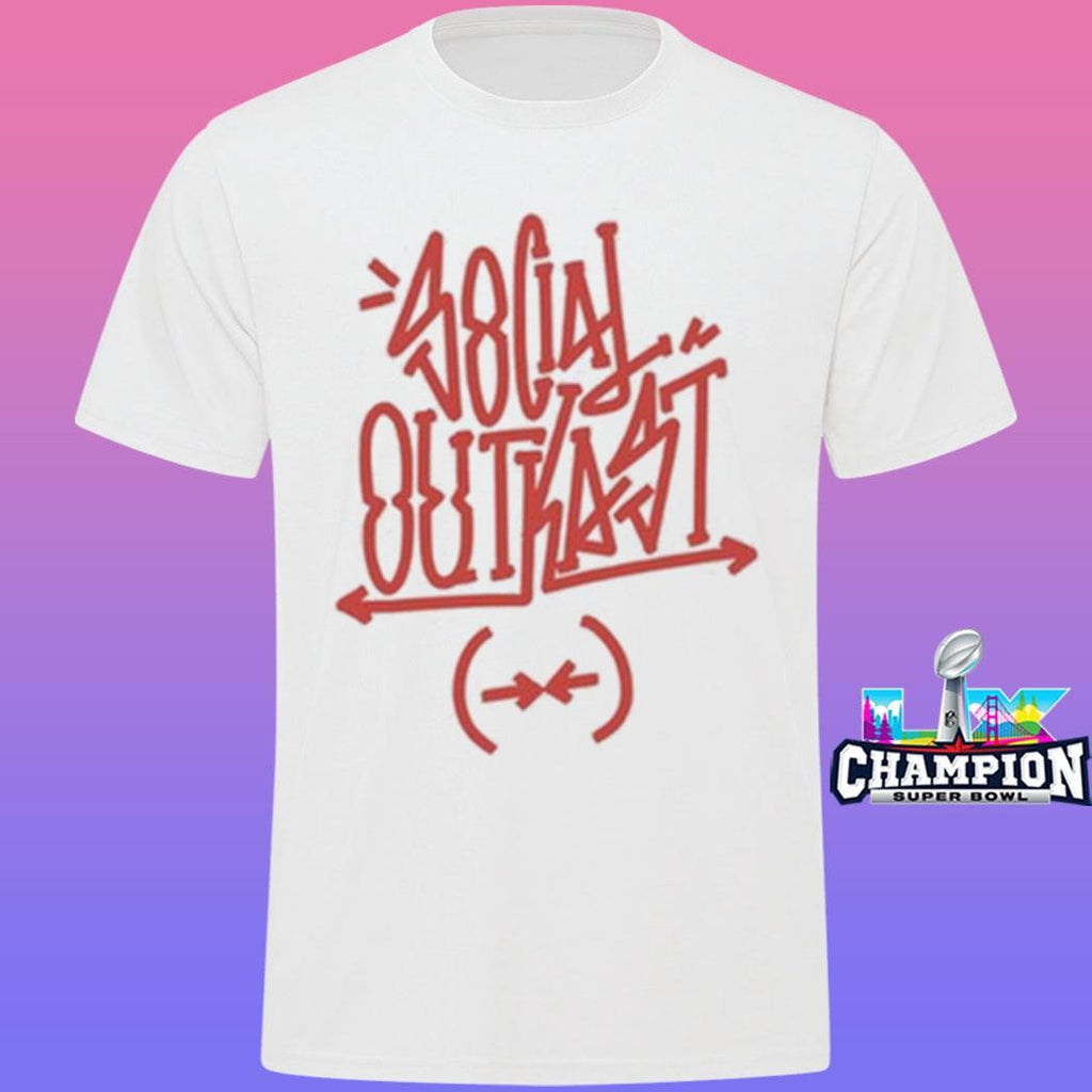Social Outkast Red Tag Shirt