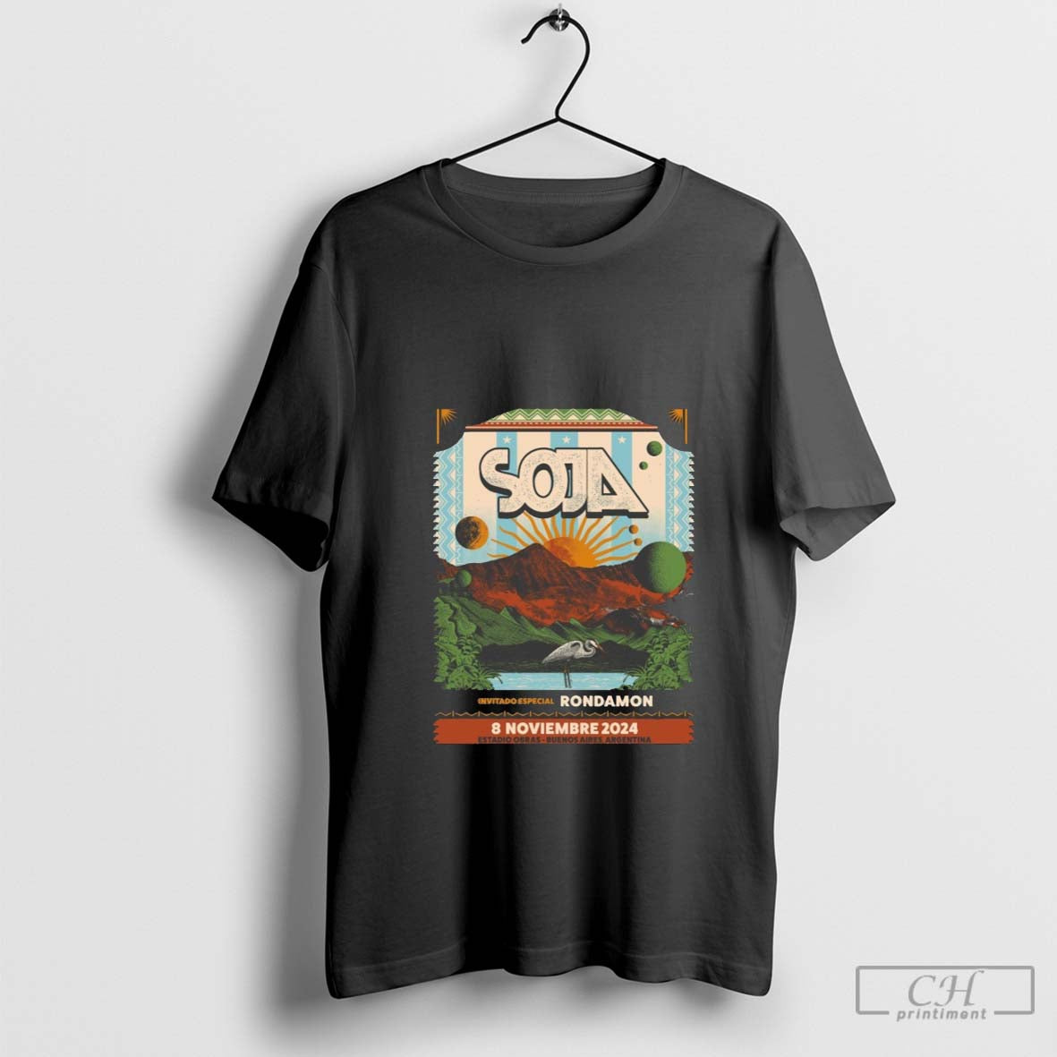 Soja 8 November 2024 Estadio Obras Buenos Aires Argentina Poster