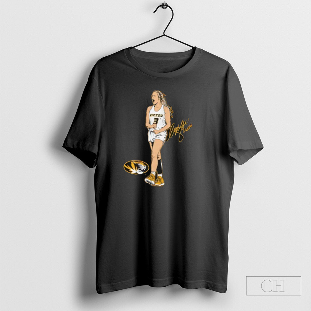 Sophie Cunningham Missouri Tigers Superstar Pose Signature Shirt