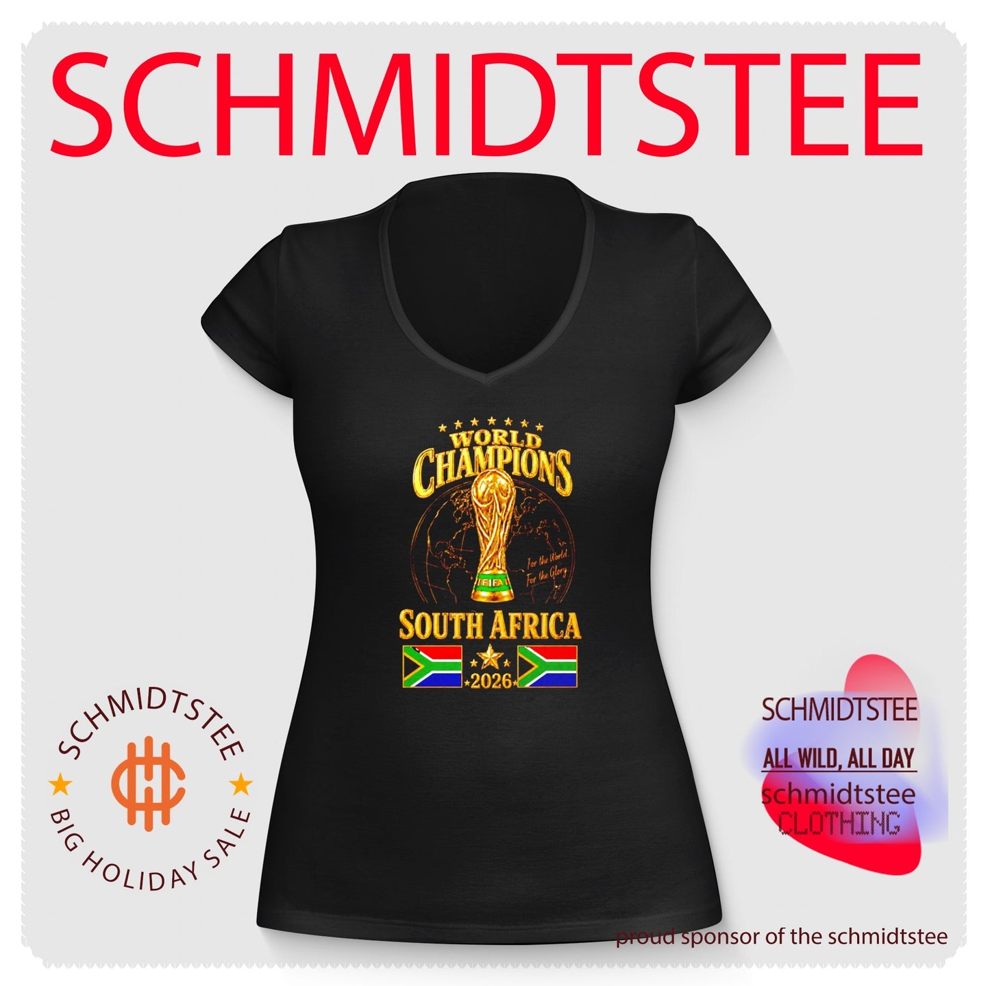 South Africa 2026 World Champions For The World For The Glory shirt