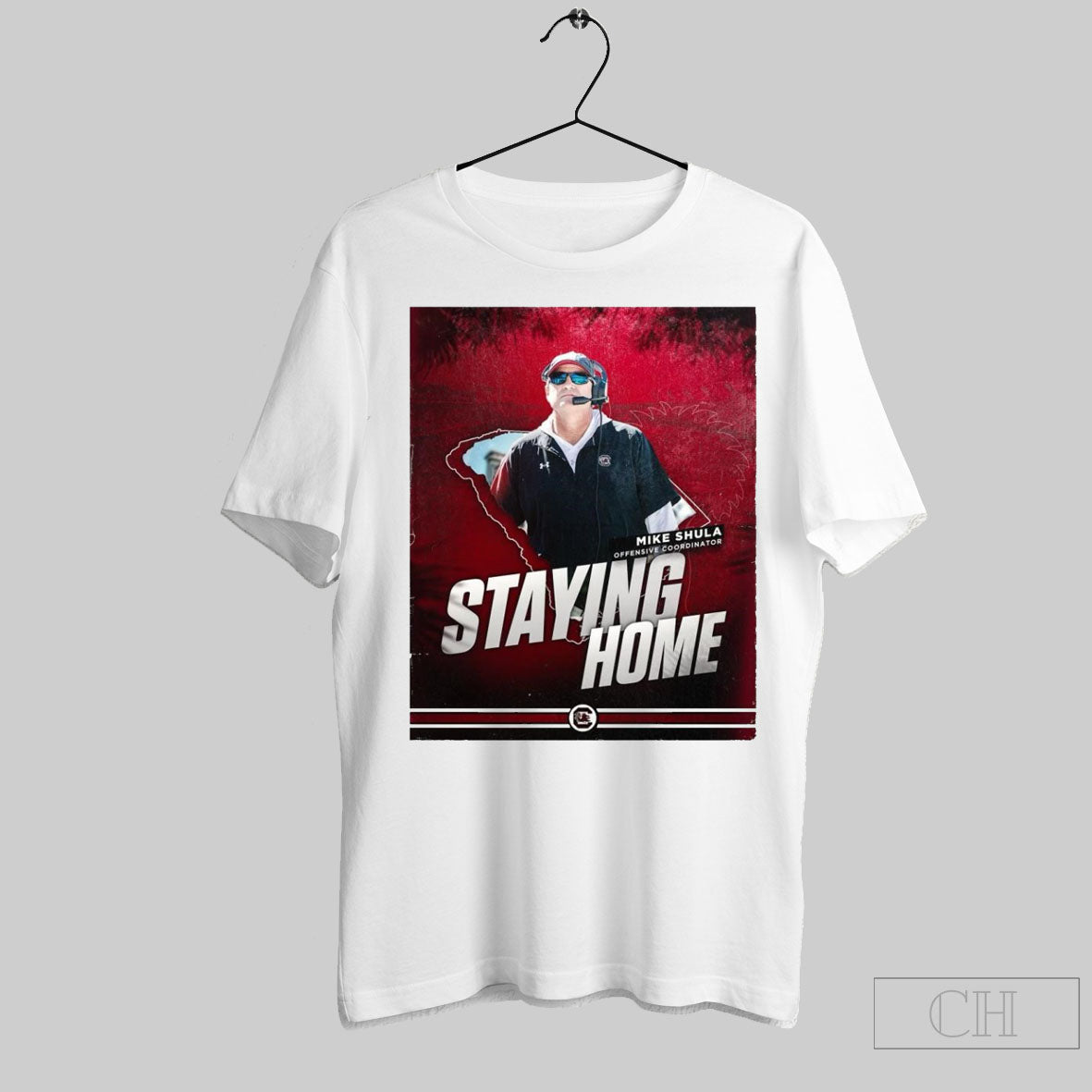 South Carolina Gamecocks Mike Shula Offensive Coordinator Staying Home T Shirt Sweater