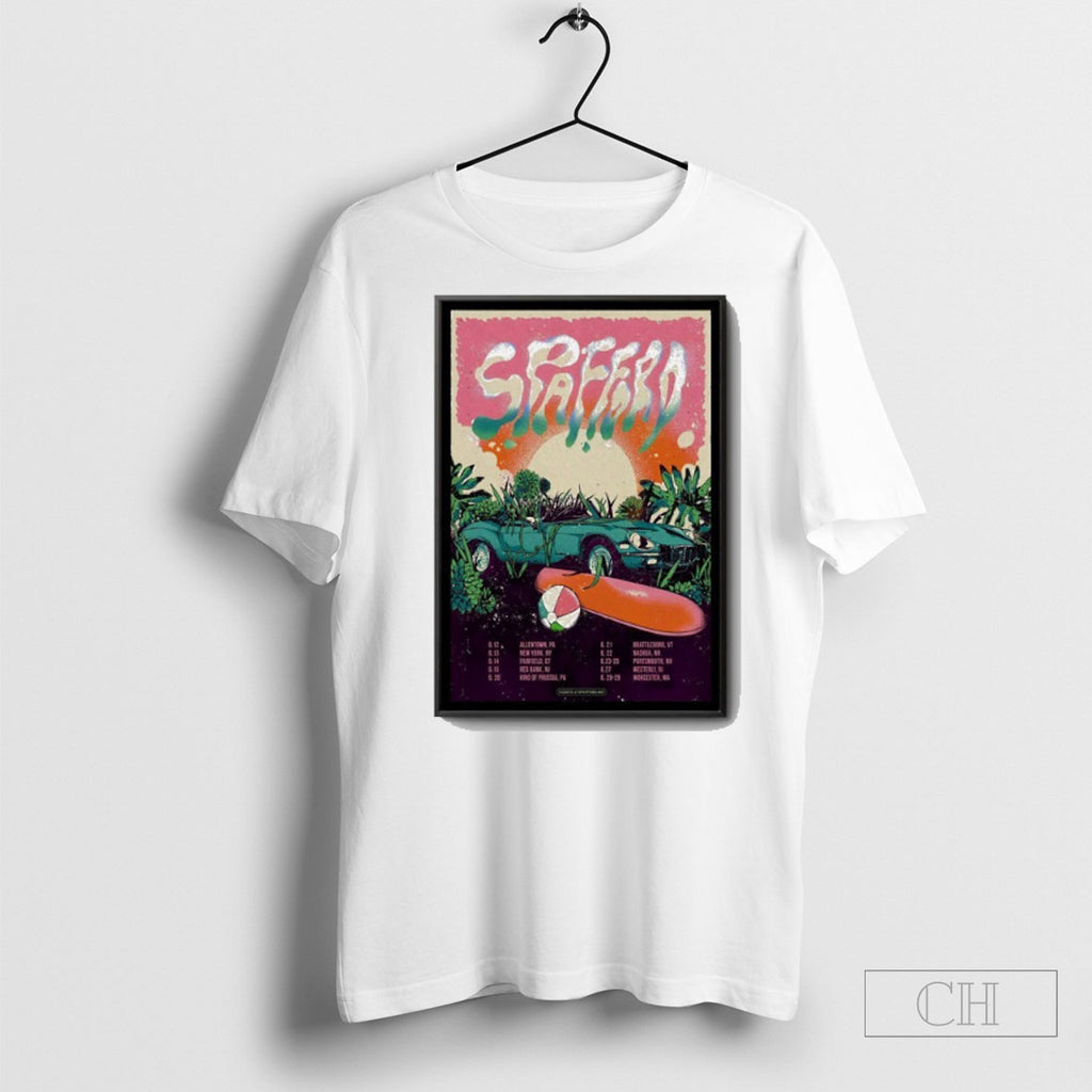 Spafford American June 2025 Tour Poster Tee Shirt