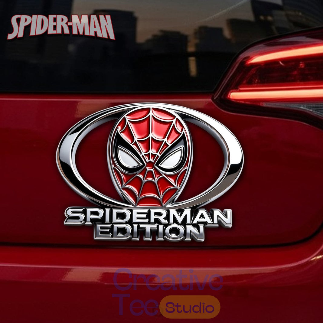 Spider-man Premium Car Name Badge