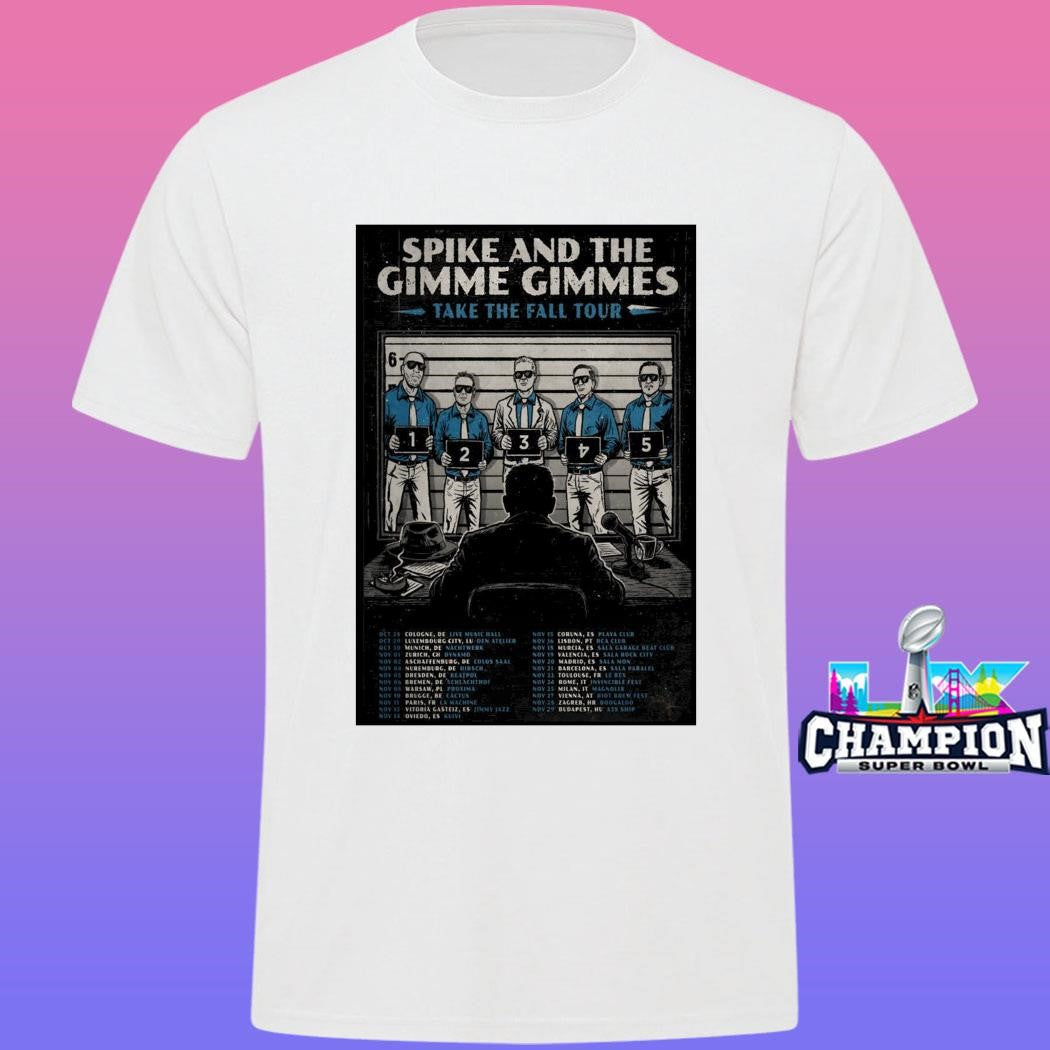 Spike And The Gimme Gimmes Take The Fall Tour 2026 Shirt