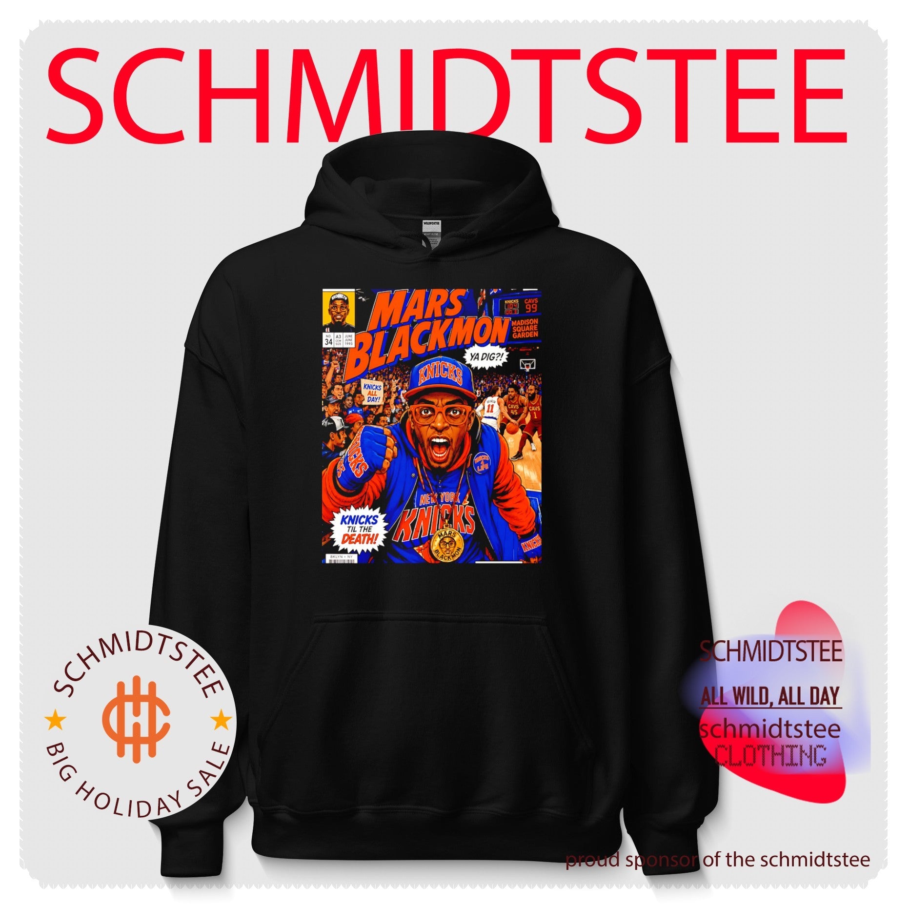 Spike Lee New York Knicks NBA Finals Mars Blackmon Knicks til the death shirt