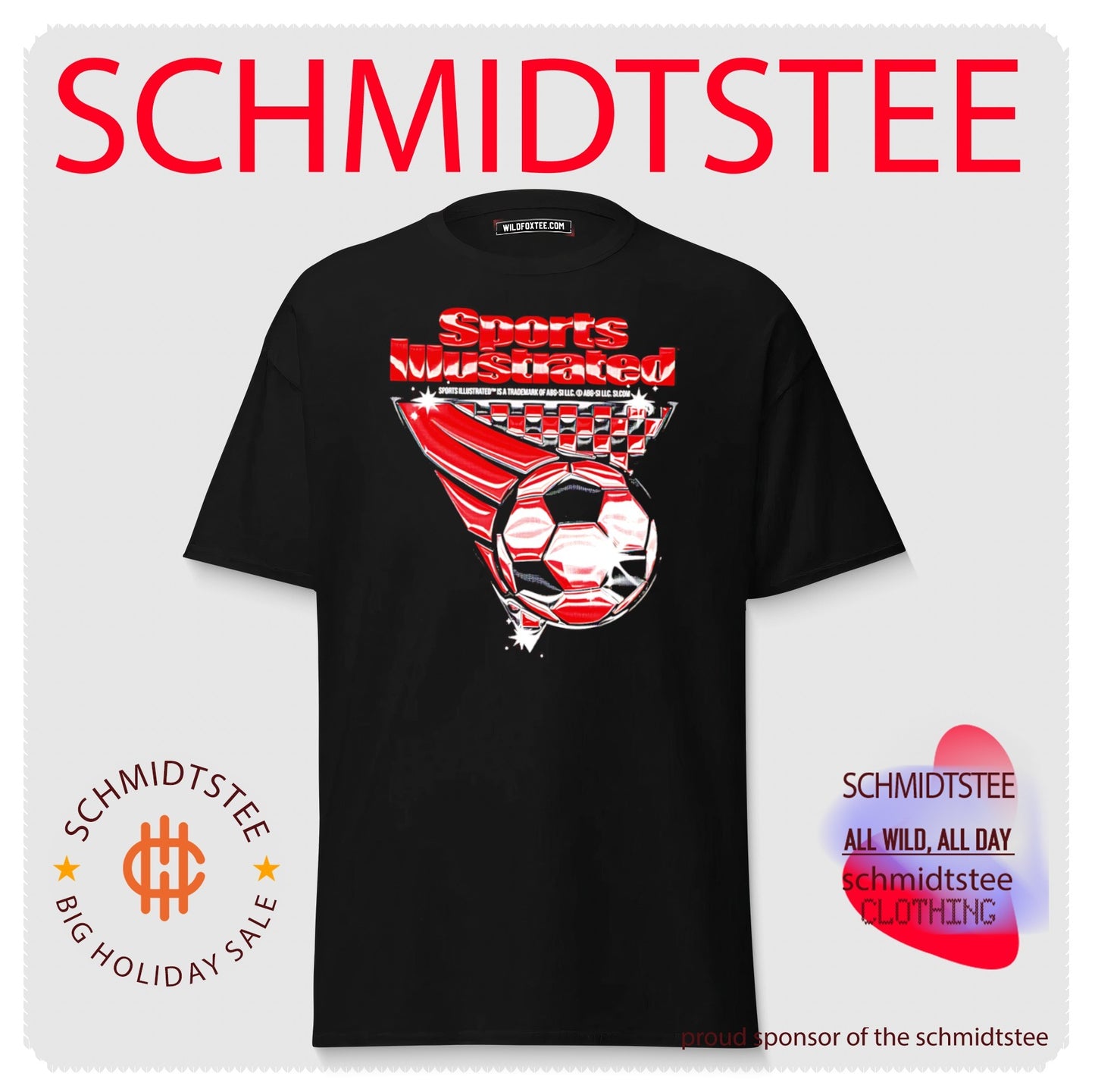 Sports Illustrated Soccer 2026 logo shirt