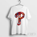 Spring Philadelphia Baseball Floral Logo