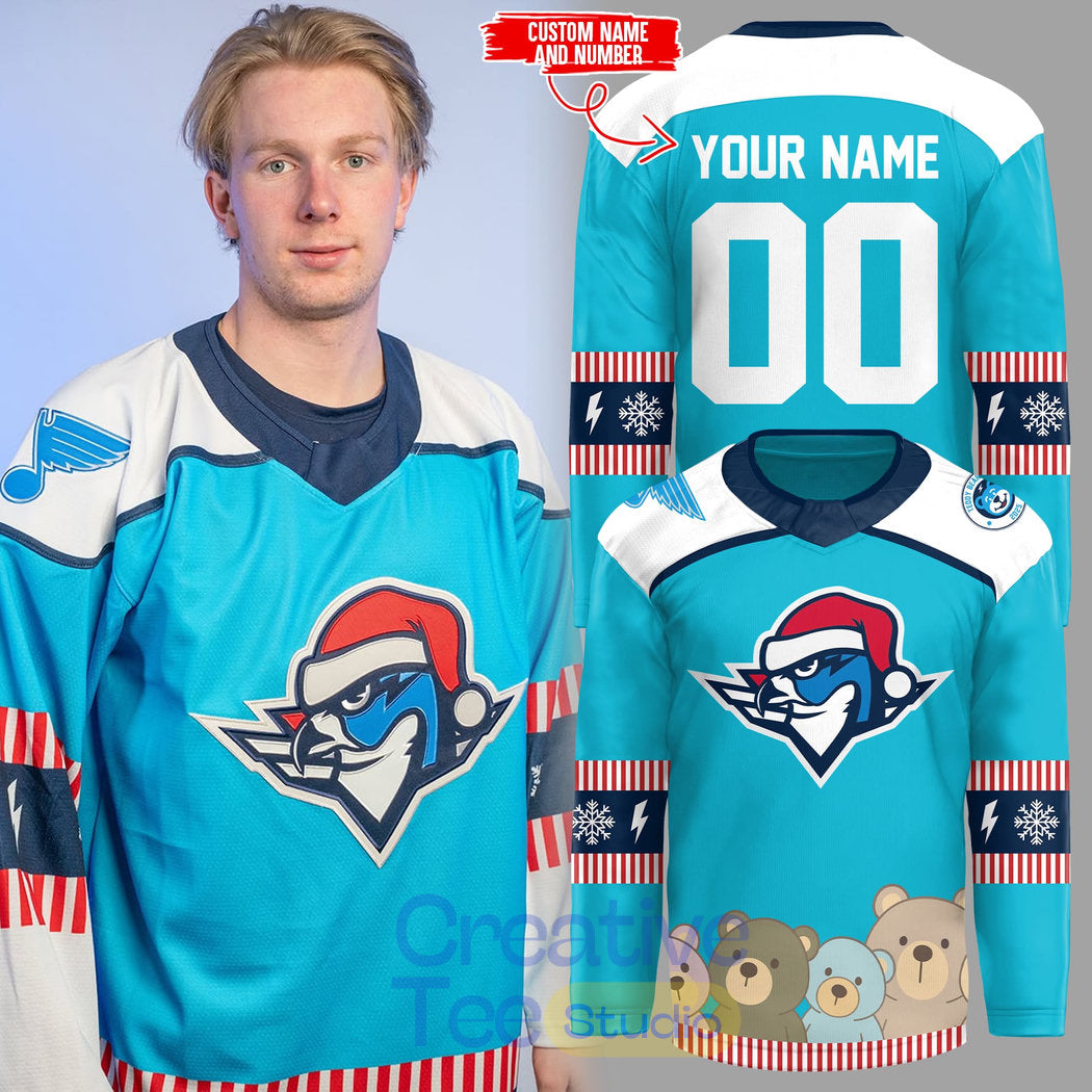 Springfield Thunderbirds Teddy Bear Toss Custom Hockey Jersey