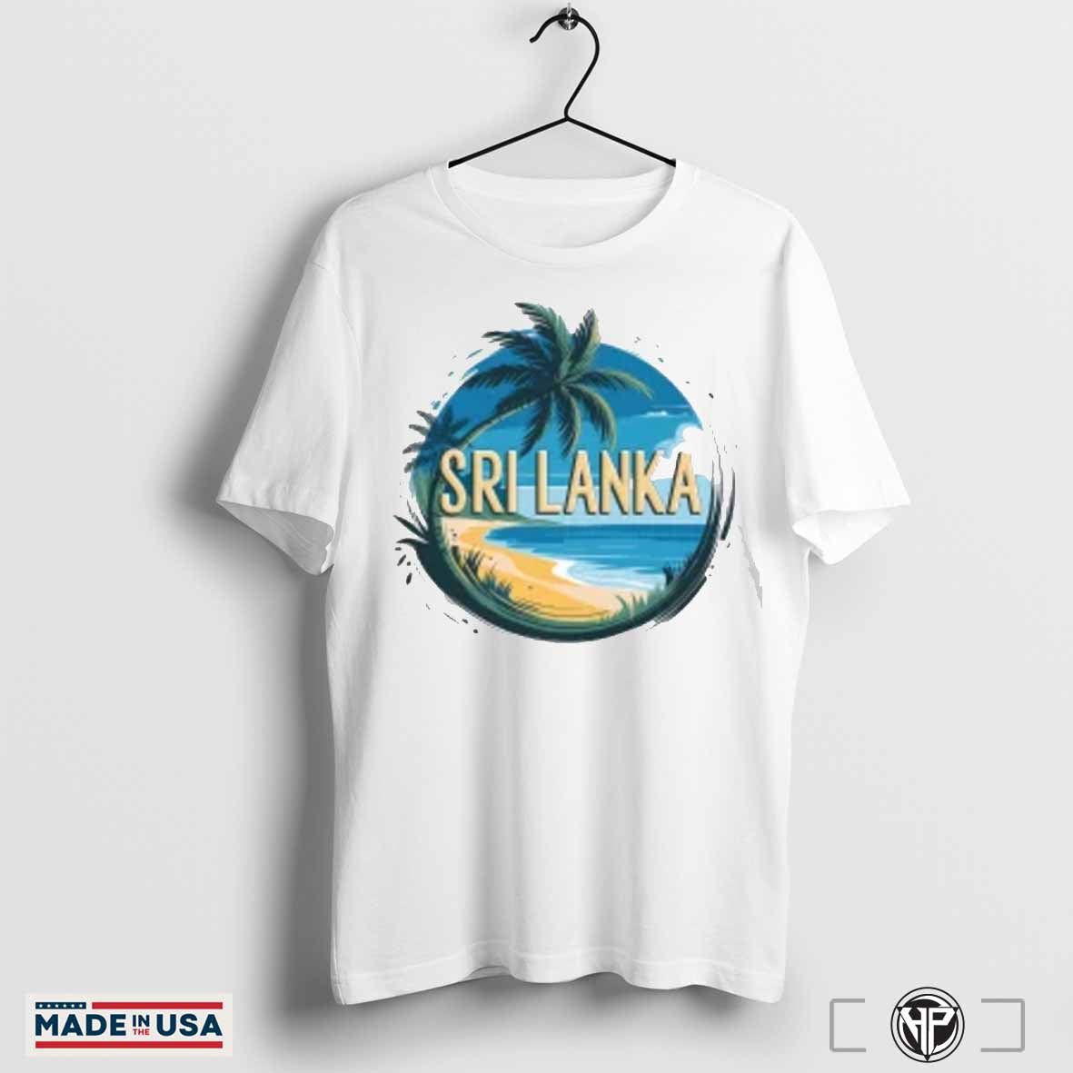 Sri Lanka Graphic T Shirt Unisex Premium Crew Neck