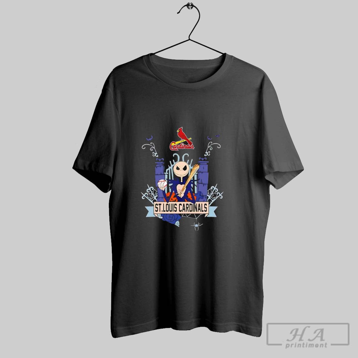 St Louis Cardinals Jack Skellington Halloween