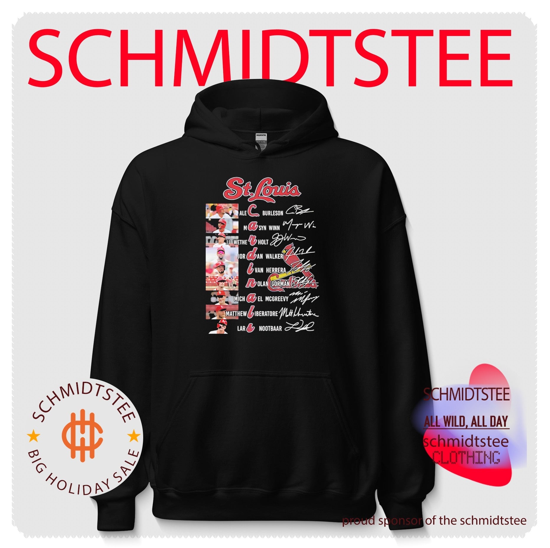 St. Louis Cardinals players name signature shirt