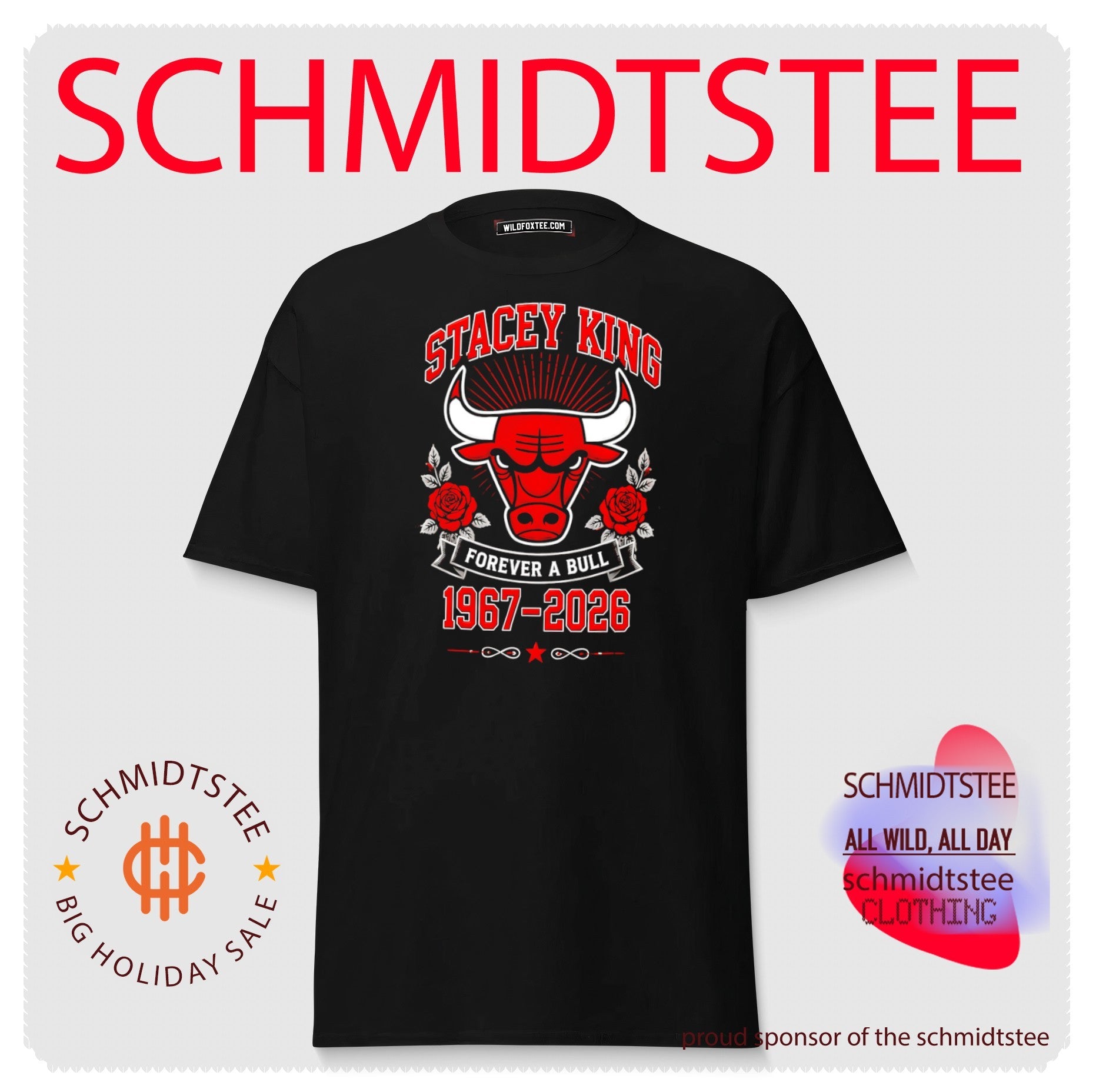 Stacey King 1967 2026 Chicago Bulls Forever a Bull shirt