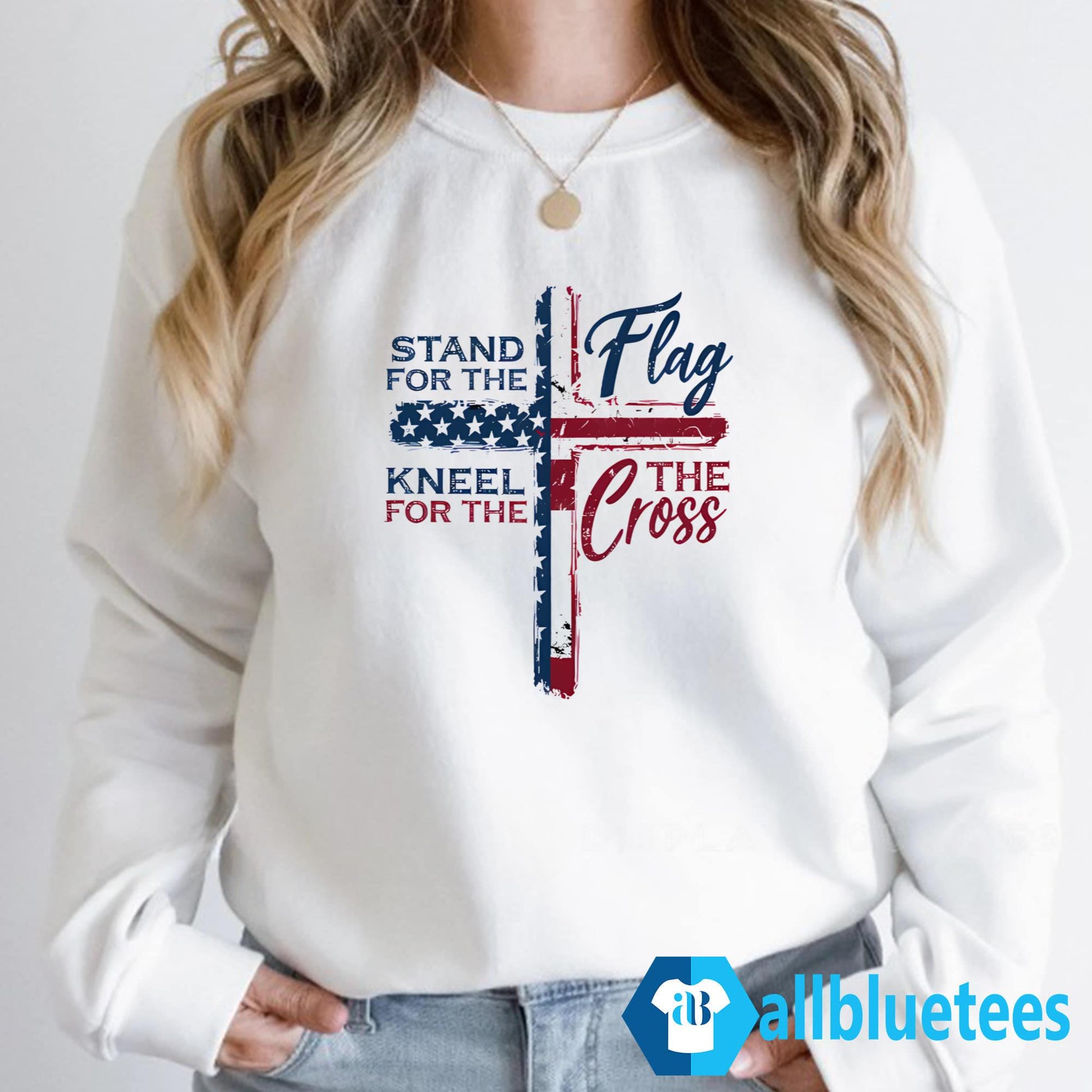 Stand For The Flag Kneel For The Cross Shirt