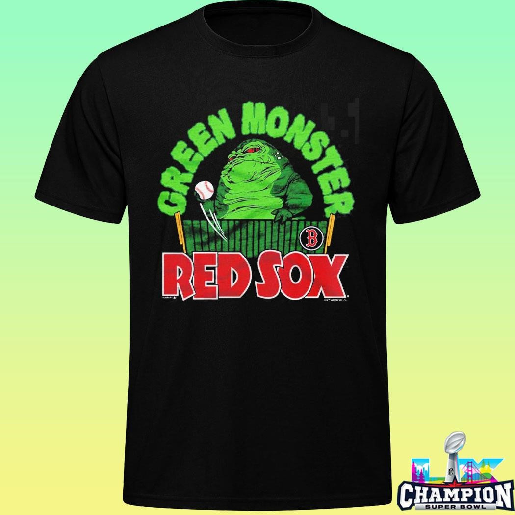 Star Wars X Mlb 2026 Star Wars Day Boston Red Sox Green Monster Dark Side Jabba The Hutt Shirt