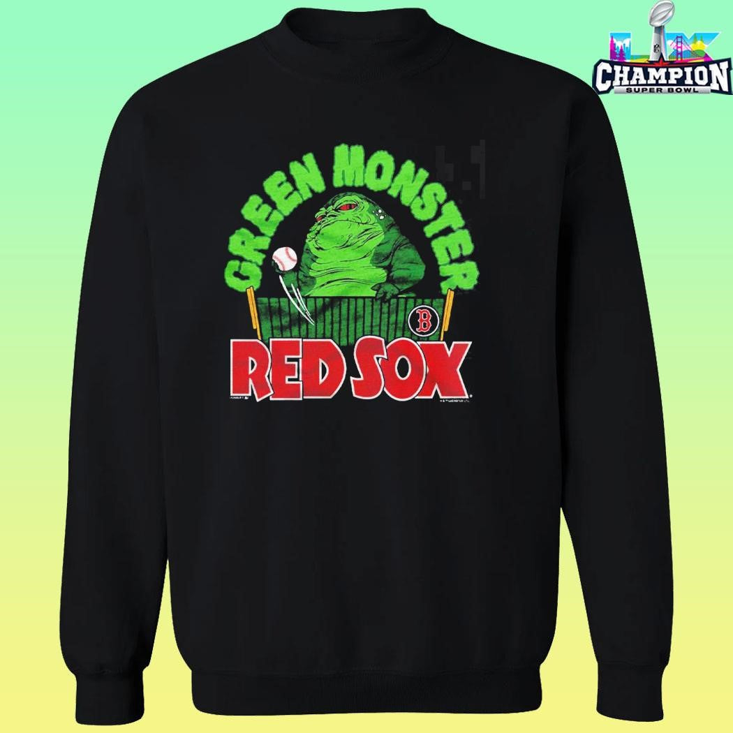 Star Wars X Mlb 2026 Star Wars Day Boston Red Sox Green Monster Dark Side Jabba The Hutt Shirt