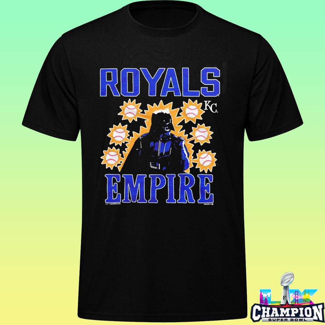 Star Wars X Mlb 2026 Star Wars Day Kansas City Royals Dark Side Darth Vader Shirt