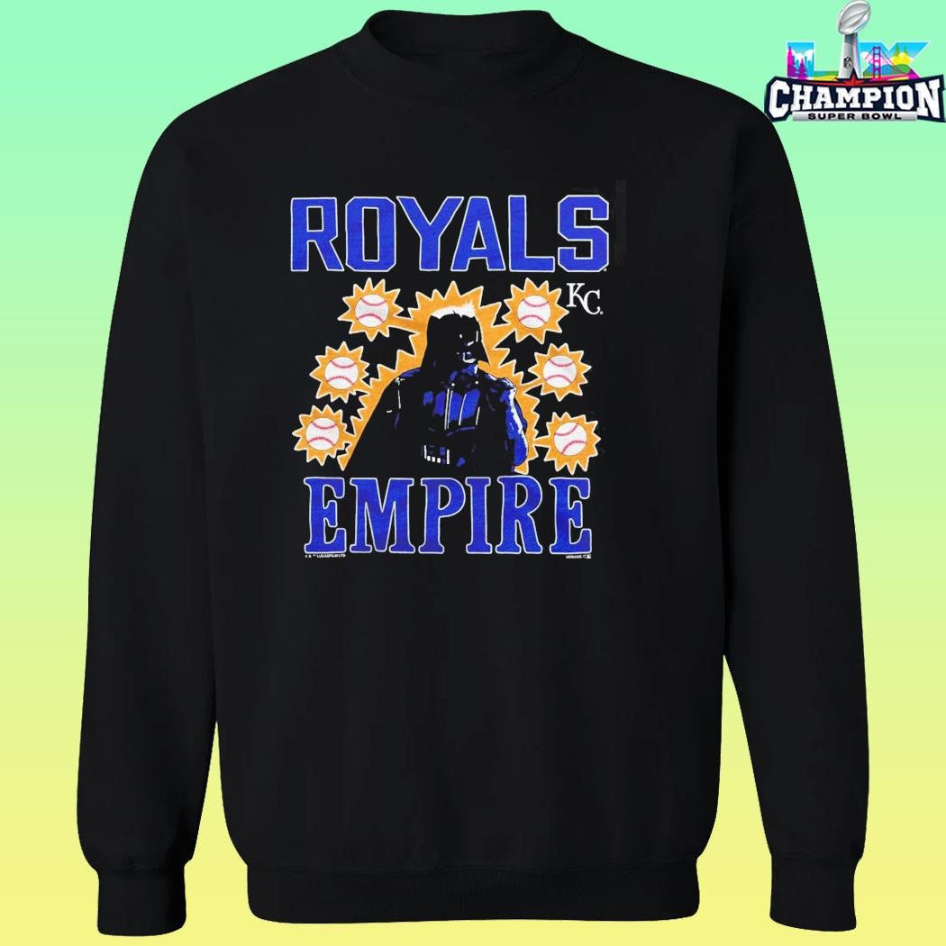 Star Wars X Mlb 2026 Star Wars Day Kansas City Royals Dark Side Darth Vader Shirt
