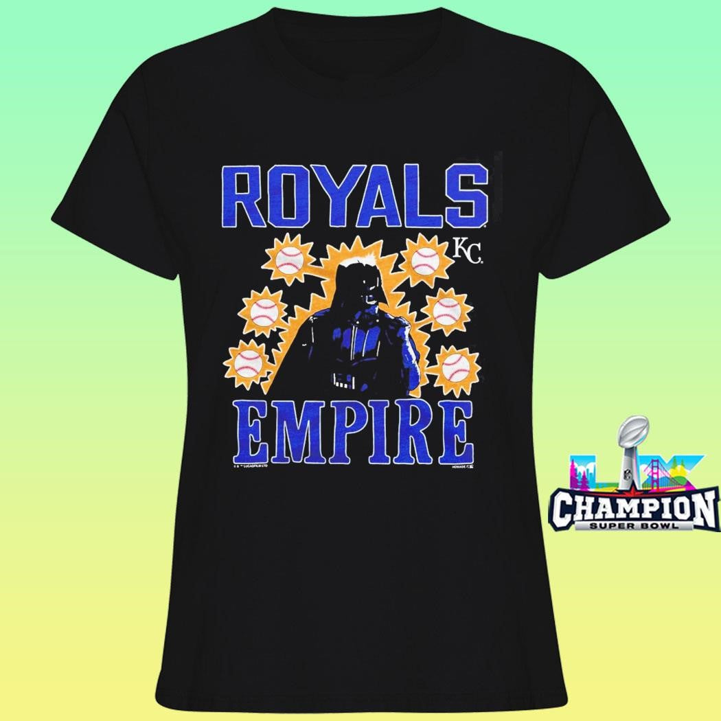 Star Wars X Mlb 2026 Star Wars Day Kansas City Royals Dark Side Darth Vader Shirt