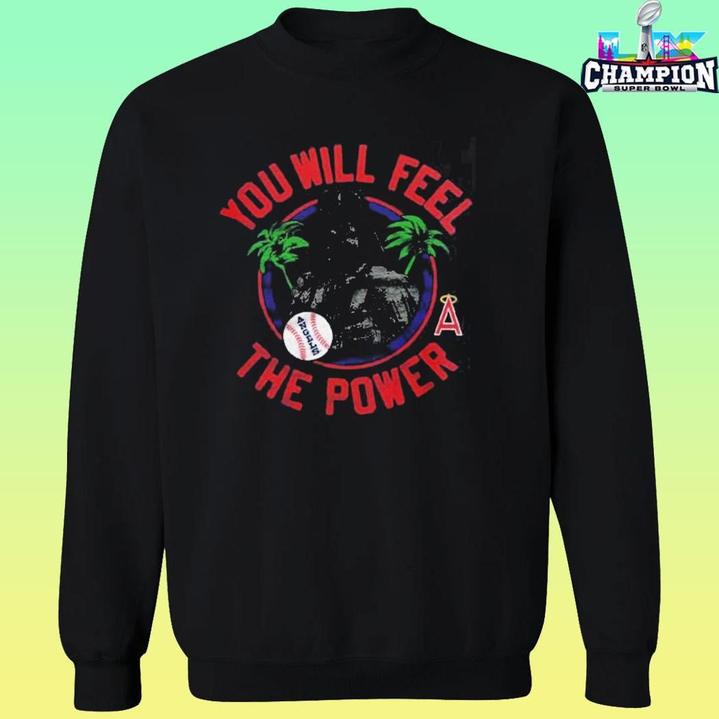 Star Wars X Mlb 2026 Star Wars Day Los Angeles Angels Dark Side Darth Vader You Will Feel The Power Shirt