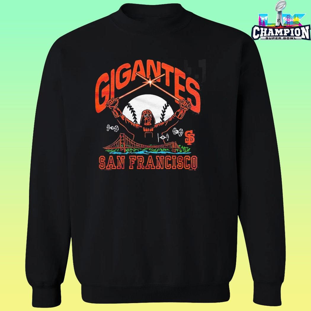 Star Wars X Mlb 2026 Star Wars Day San Francisco Giants Dark Side Darth Vader Gigantes Shirt