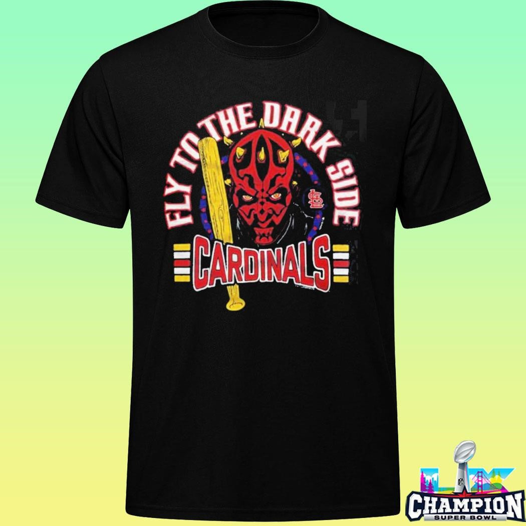 Star Wars X Mlb 2026 Star Wars Day St Louis Cardinals Dark Side Darth Maul Fly To The Dark Side Shirt