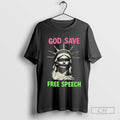 Statue Of Liberty God Save Free Speech