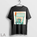 Statue Of Liberty In Sandwich Guy We Trust T Shirt