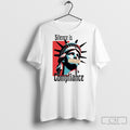 Statue Of Liberty Silence Is Compliance Sarcastic Shirt Sweater