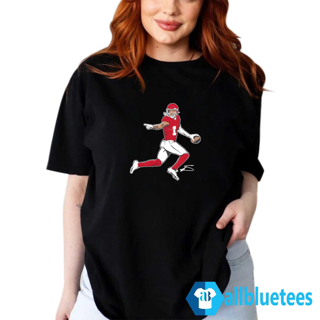 Stefon Diggs Houston Superstar Pose Shirt