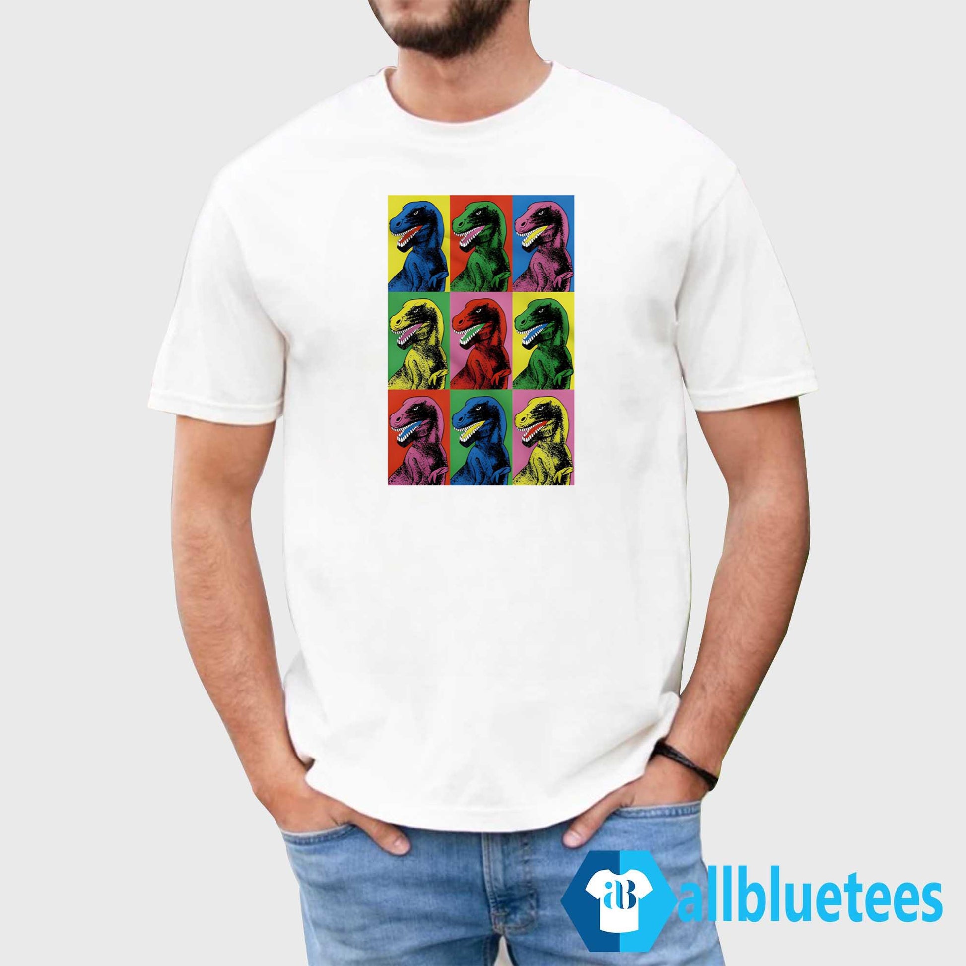 Steven Spielberg Jurassic Park Dinosaur Pop Art Shirt