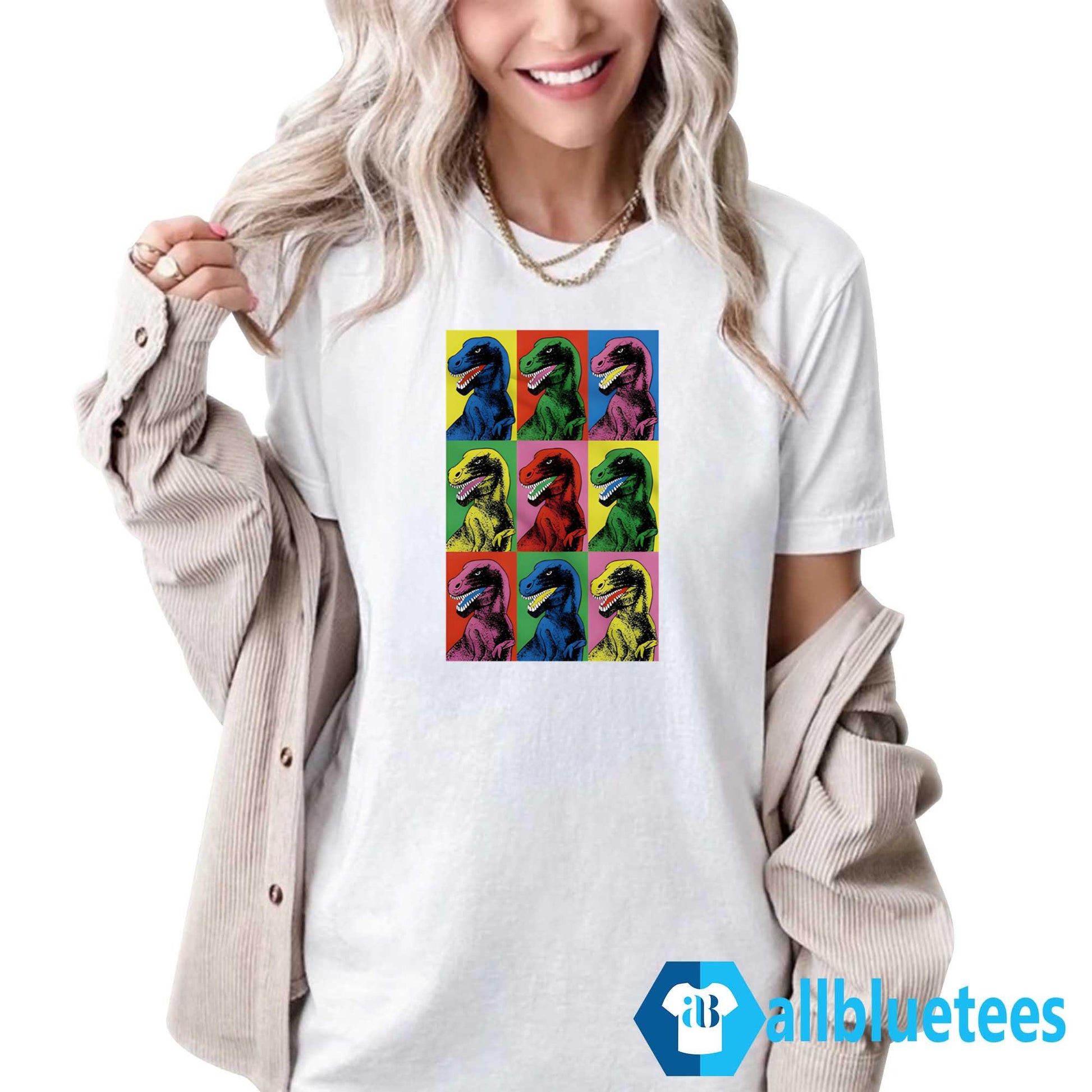 Steven Spielberg Jurassic Park Dinosaur Pop Art Shirt