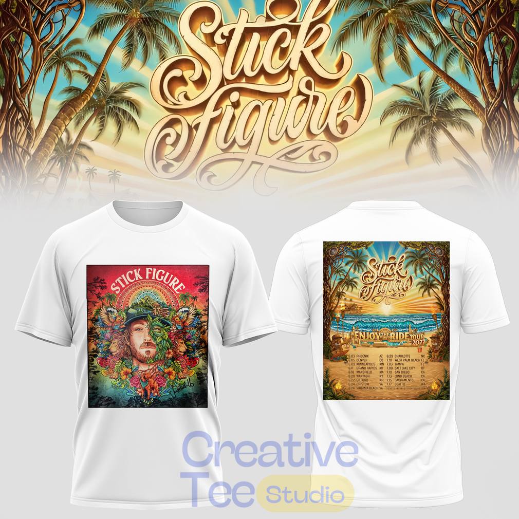Stick Figure Enjoy The Ride Tour 2027 Special T-Shirt