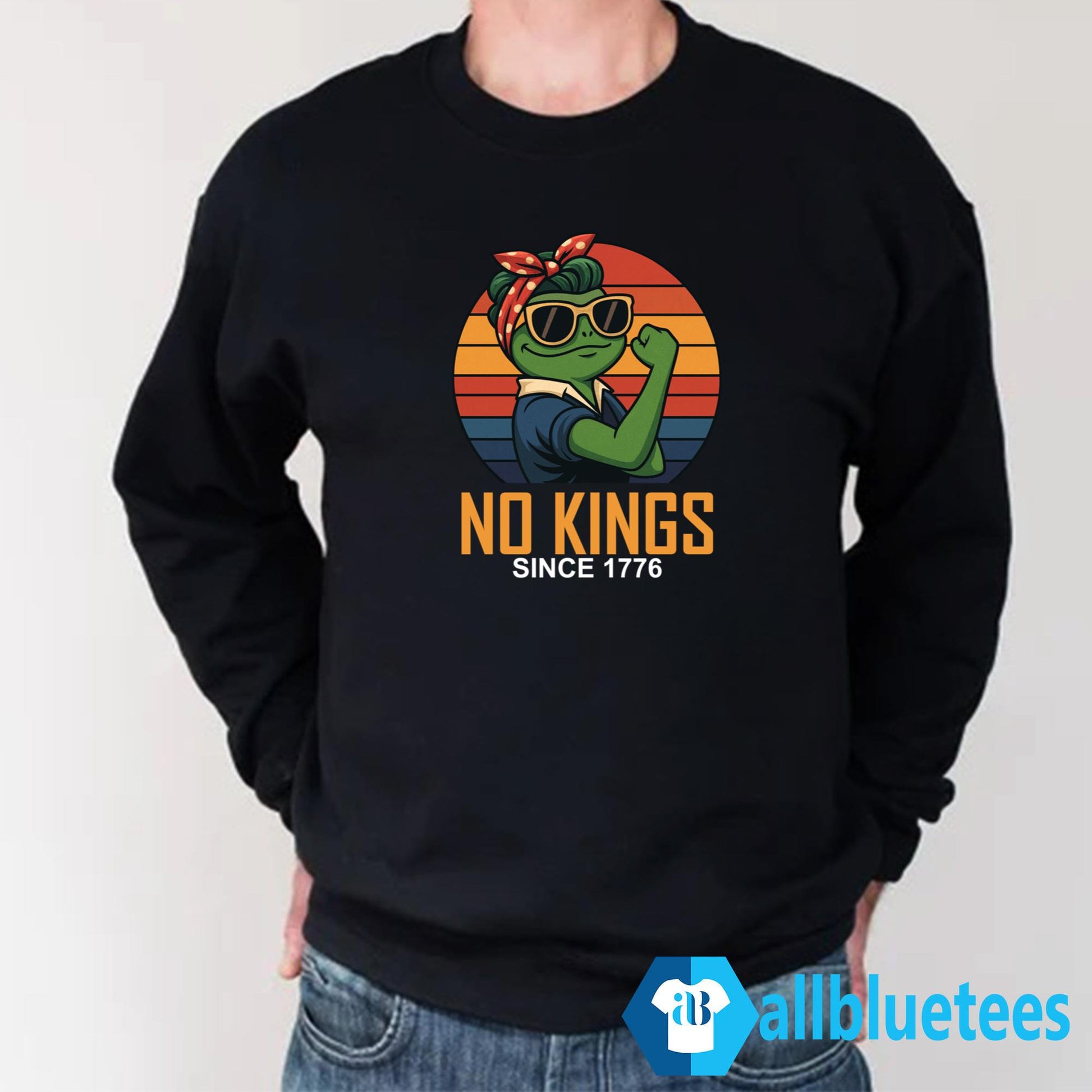 Strong Frog No Kings Since 1776 Shirt