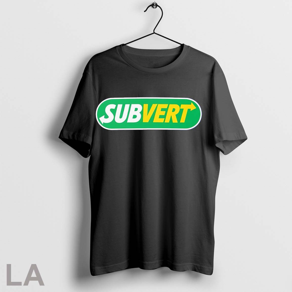 Subvert Subway Parody Logo