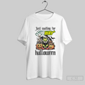Subway Grinch Just Waiting For Halloween Goth Graphic T Shirt