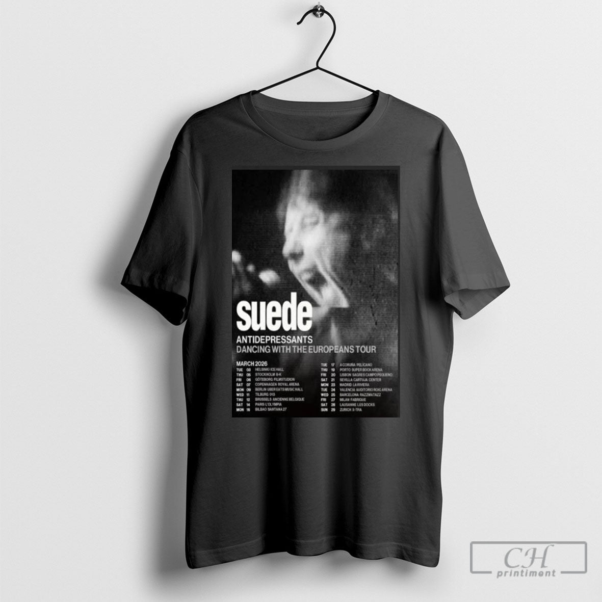 Suede European Tour March 2026 Shirt Sweater